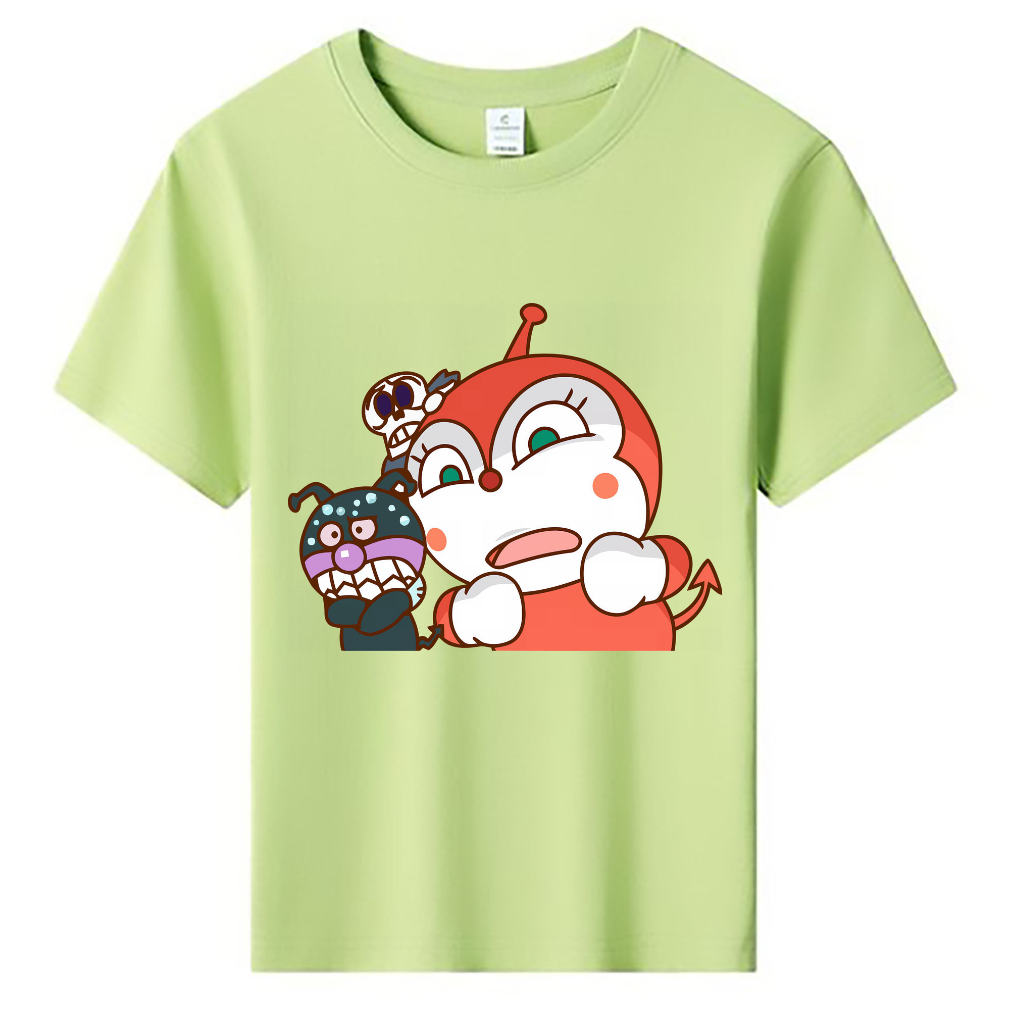 （画像用） アンパンマン Anpanman 綿100％キッズTシャツ（フロントプリント）